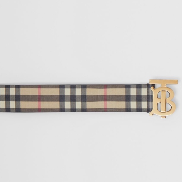 Burberry Beige with Tag Tb Monogram Belt - Picture 4 of 7